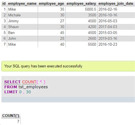 mysqli count results|PHP mysqli.